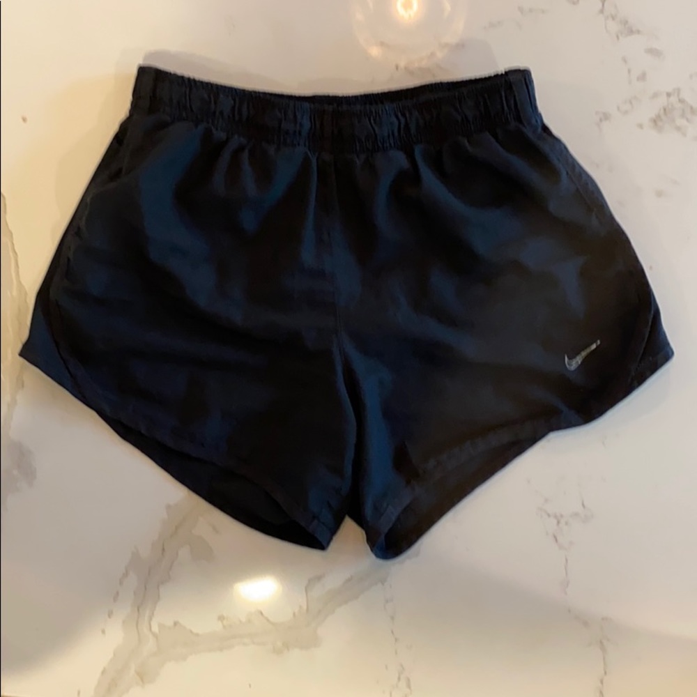 Nike black running shorts